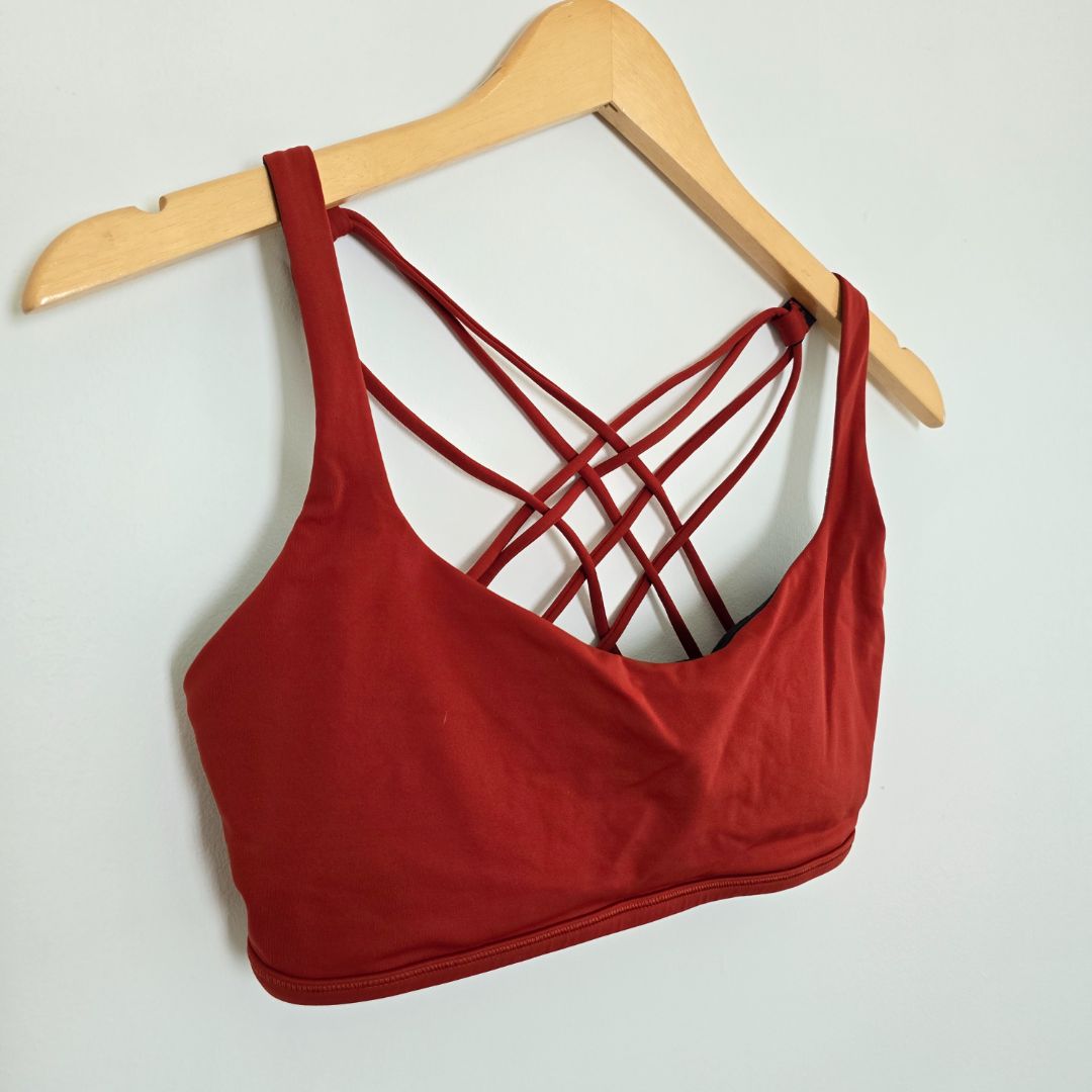 Orange Lululemon Lululemon Sports Bra, 12