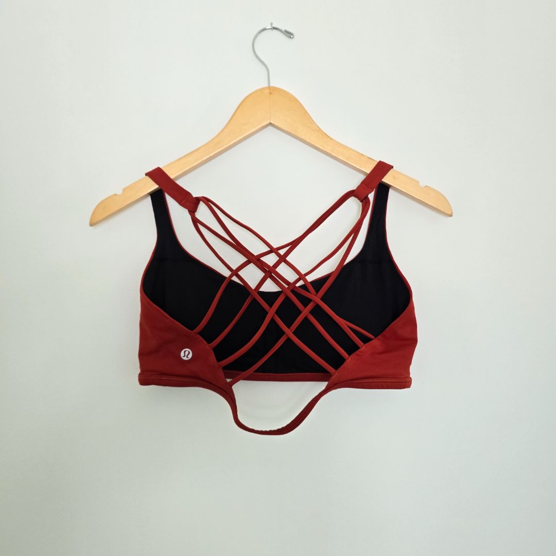 Orange Lululemon Lululemon Sports Bra, 12