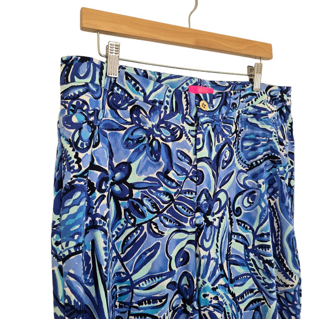 Blue Lilly Pulitzer NWT Lilly Pulitzer blue pants, 16