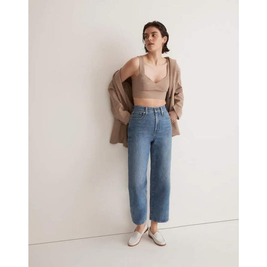 Madewell Perfect vintage wide leg crop Jeans NWT, Size 28