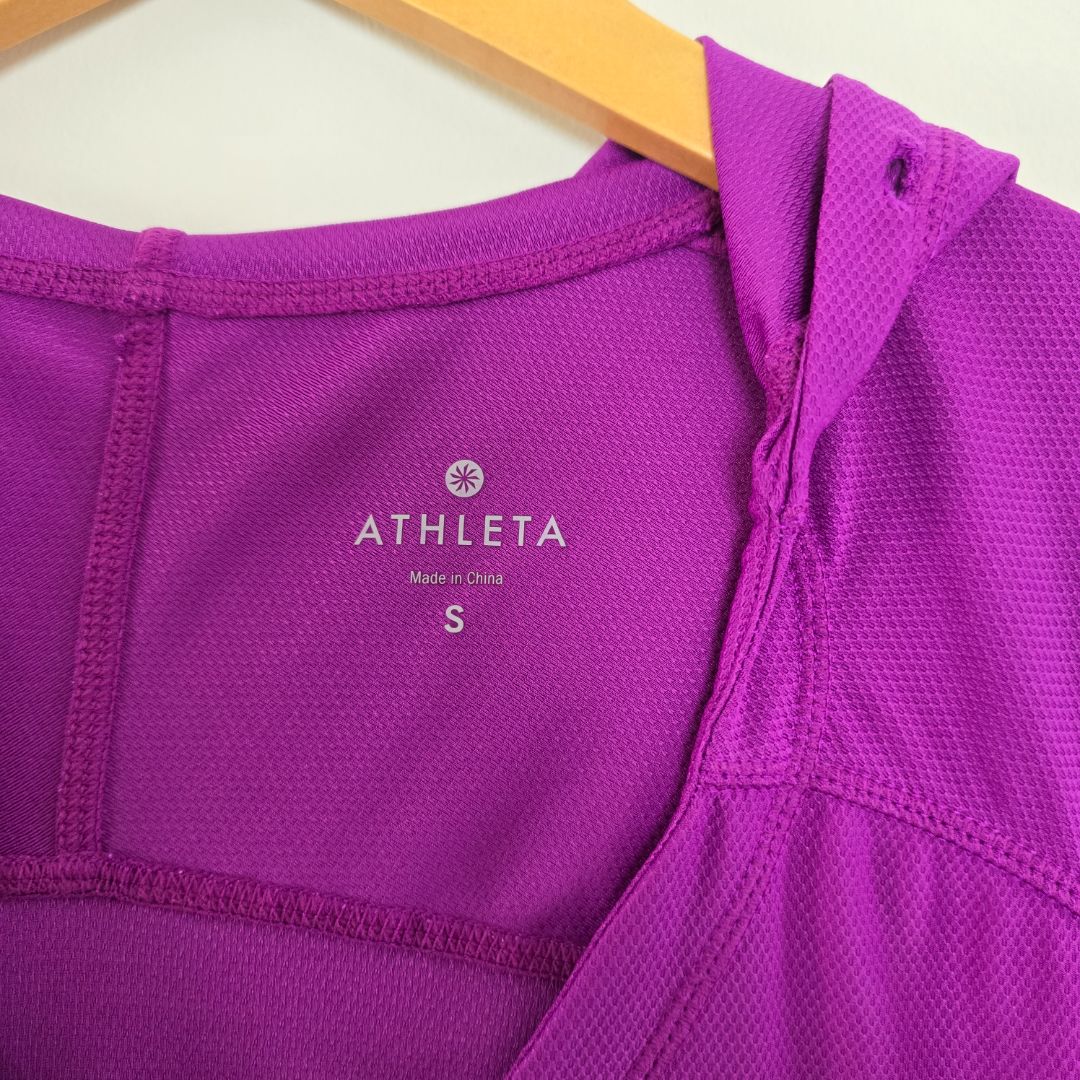 Athleta purple swim cover up, Size small