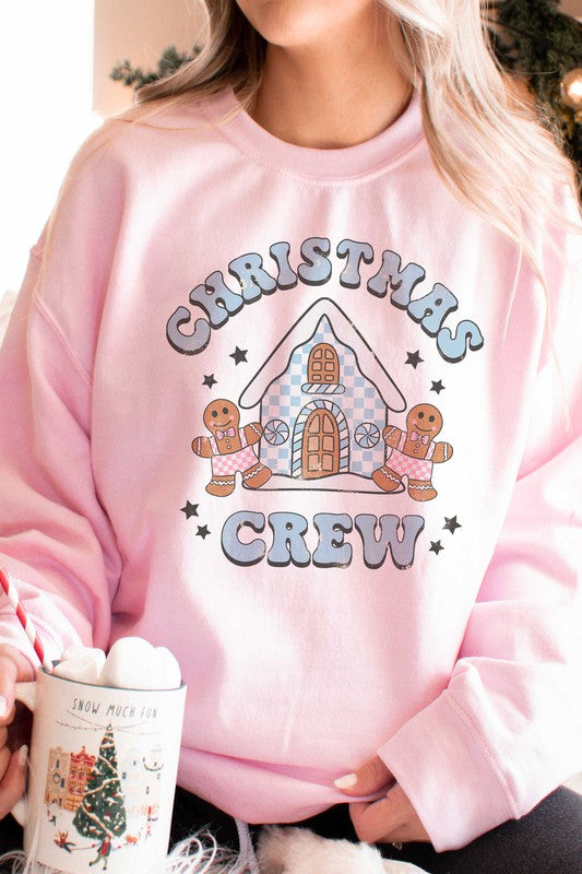 CHRISTMAS CREW GINGERBREAD COOKIES SWEATSHIRT