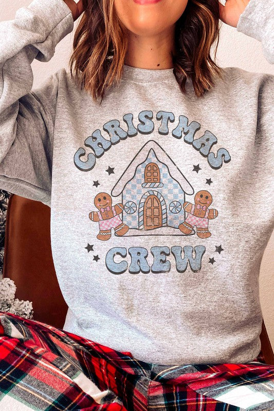 CHRISTMAS CREW GINGERBREAD COOKIES SWEATSHIRT